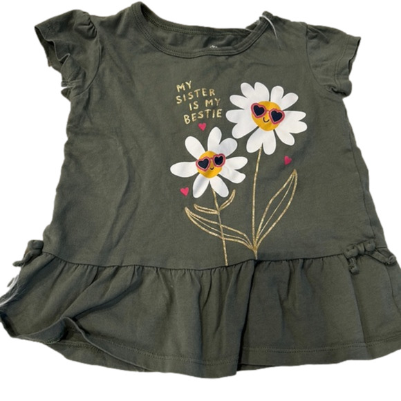 Carters 2 t girl T-shirt good condition - Picture 1 of 2